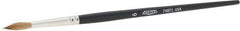 Osborn - #6 Sable Artist's Paint Brush - 5/32" Wide, 3/4" Bristle Length, 5-3/4" Wood Handle - Exact Tool & Supply