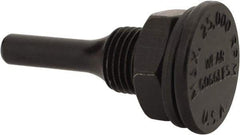 Osborn - 1/4" Arbor Hole to 1/4" Shank Diam Drive Arbor - For Small Diam Wheel Brushes - Exact Tool & Supply