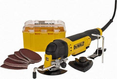 DeWALT - 120 Volt, Electric Multi Tool Kit - 22,000 RPM, 3 Amps - Exact Tool & Supply