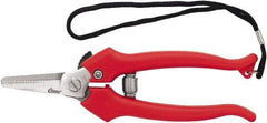 Clauss - 3" LOC, 9-15/32" OAL Scissors - Steel Handle, For Paper, Fabric - Exact Tool & Supply