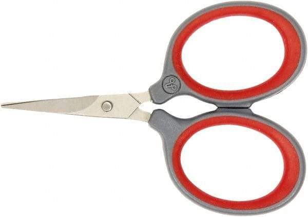Clauss - 1" LOC, 3" OAL Titanium Scissors - Plastic Handle, For Paper, Fabric - Exact Tool & Supply