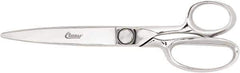 Clauss - 7" LOC, 10" OAL Trimmers - Steel Handle, For Paper, Fabric - Exact Tool & Supply