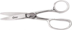 Clauss - 5" LOC, 8" OAL Shears - Steel Handle, For Paper, Fabric - Exact Tool & Supply