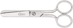 Clauss - 2" LOC, 8-5/8" OAL Carbon Steel Blunt Point Scissors - For Paper, Fabric - Exact Tool & Supply