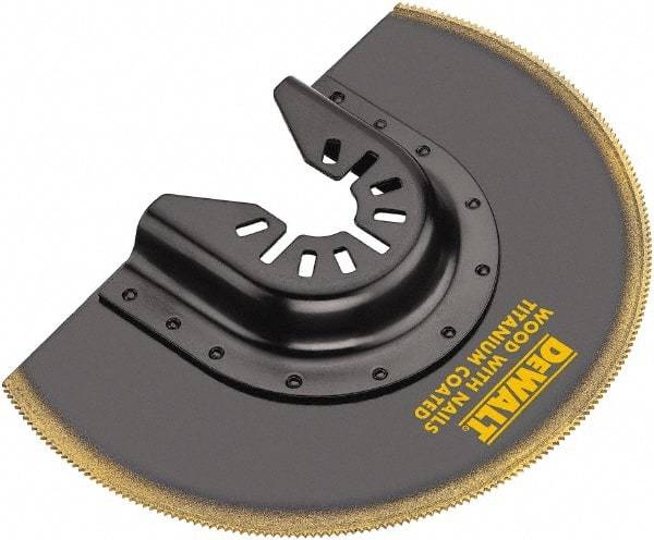 DeWALT - Titanium Head Rotary & Multi-Tool Flush Cutting Blade - Universal Fitment for Use on All Major Brands (No Adapter Required) - Exact Tool & Supply