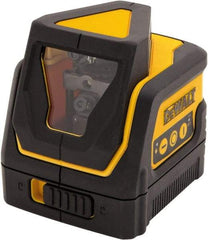 DeWALT - 2 Beam 165' Max Range Line Laser Level - Red Beam, 3/32" Accuracy, Battery Included - Exact Tool & Supply