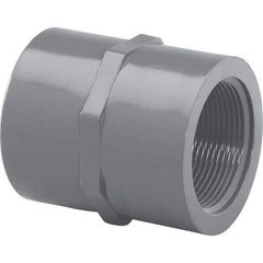 Value Collection - 3/4" PVC Plastic Pipe Female Adapter - Slip x FIPT End Connections - Exact Tool & Supply
