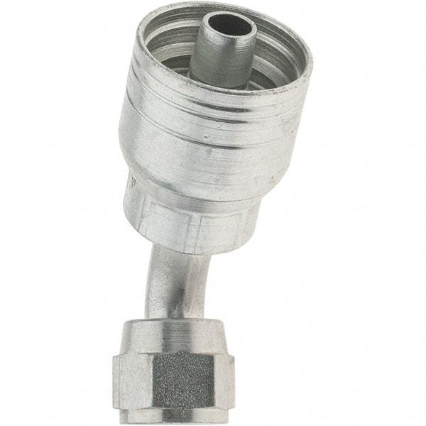 Value Collection - 9/16-18 JIC Steel Hydraulic Hose Female 37° Swivel Elbow - -6 Hose Size, 3/8" Hose Diam, Series TTC - Exact Tool & Supply