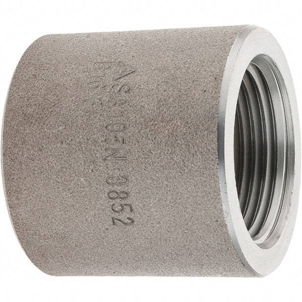 Value Collection - Size 1", Class 3,000, Forged Carbon Steel Black Pipe Cap - NPT End Connection - Exact Tool & Supply