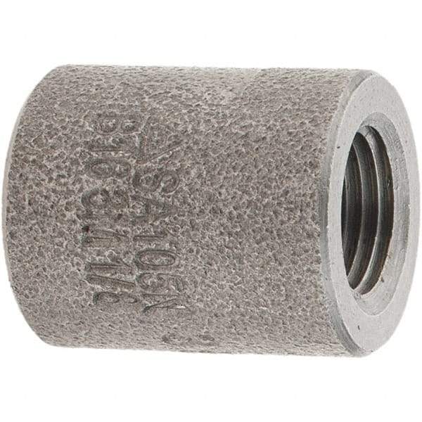 Value Collection - Size 1/8", Class 3,000, Forged Carbon Steel Black Pipe Cap - NPT End Connection - Exact Tool & Supply