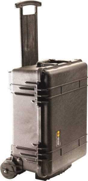 Pelican Products, Inc. - 18-3/4" Wide x 24" High, Clamshell Hard Case - Black, Polypropylene - Exact Tool & Supply