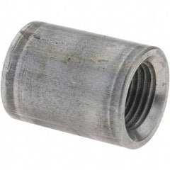 Value Collection - Size 1/8", Class 150, Malleable Iron Black Pipe Coupling - 150 psi, Threaded End Connection - Exact Tool & Supply