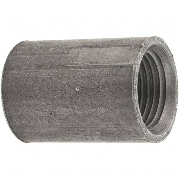 Value Collection - Size 1/2", Class 150, Malleable Iron Black Pipe Coupling - 150 psi, Threaded End Connection - Exact Tool & Supply