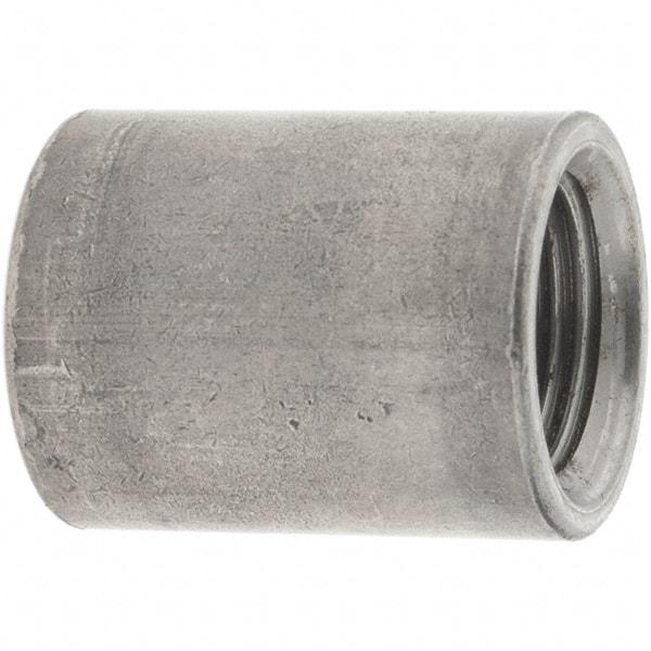 Value Collection - Size 3/8", Class 150, Malleable Iron Black Pipe Coupling - 150 psi, Threaded End Connection - Exact Tool & Supply