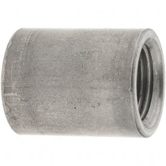 Value Collection - Size 3/8", Class 150, Malleable Iron Black Pipe Coupling - 150 psi, Threaded End Connection - Exact Tool & Supply