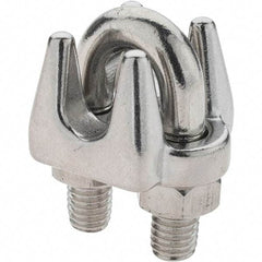 Value Collection - 5/16" Wire Rope Clips - Stainless Steel - Exact Tool & Supply