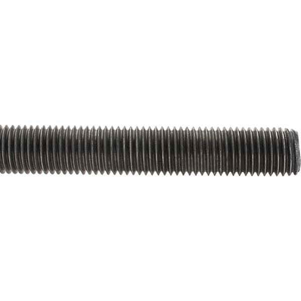 Value Collection - M20x2.5 1m Long, Steel Metric Threaded Rod - Zinc-Plated Finish - Exact Tool & Supply