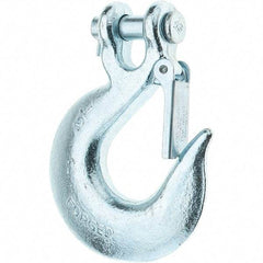 Value Collection - 1/2" Chain Diam, 43 Chain Grade Clevis Hook - 9,200 Lb Capacity, 3/4" Hook Throat, 4" OAL - Exact Tool & Supply