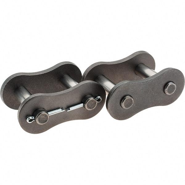 Value Collection - ANSI 160, Cottered Roller Chain Connecting Link - For Use with Single Strand Chain - Exact Tool & Supply