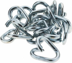 Value Collection - Zinc Plated Carbon Steel Open End Link - 3/16" Diameter, 240 Lb Load Limit - Exact Tool & Supply