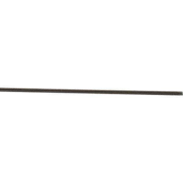 Value Collection - #8-32 UNC (Coarse), 3' Long, Stainless Steel Threaded Rod - 3' Long - Exact Tool & Supply
