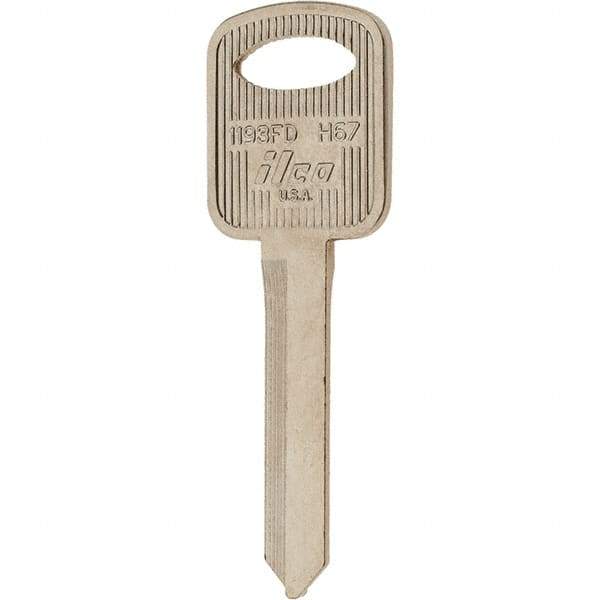 Value Collection - Ford Key Blank - Nickel - Exact Tool & Supply