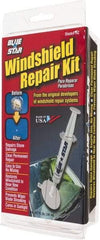 Value Collection - Automotive Repair & Service Kits Type: Windshield Repair Kit Contents: 1 Syringe, Repair Compound, Adhesive Disk and Pedestal for One Repair - Exact Tool & Supply