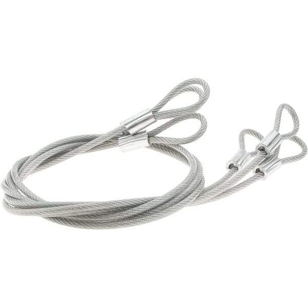Value Collection - Locking Cable & Chain Length (Inch): 48 Length (Feet): 4 - Exact Tool & Supply