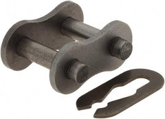 Value Collection - ANSI 40, Spring Type Roller Chain Connecting Link - For Use with Single Strand Chain - Exact Tool & Supply