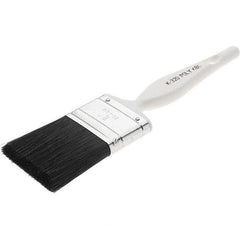 Value Collection - 2" Angled Nylon Varnish Brush - 2-1/2" Bristle Length, Plastic Handle - Exact Tool & Supply