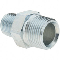 Value Collection - 3/4 x 3/4 Male Thread, Steel Industrial Pipe Hex Nipple - MNPTF x MNPTF - Exact Tool & Supply