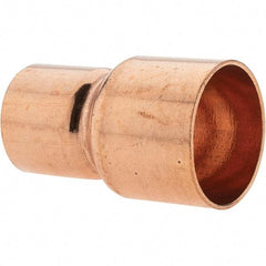 Value Collection - 1 x 3/4" Wrot Copper Pipe Reducer Coupling - C x C - Exact Tool & Supply