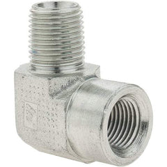 Value Collection - Industrial Pipe 90° Street Elbow - MNPTF x FNPTF, 6,000 psi - Exact Tool & Supply