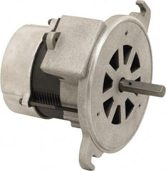 US Motors - 1/6 hp, TENV Enclosure, Manual Thermal Protection, 1,725 RPM, 115 Volt, 60 Hz, Industrial Electric AC/DC Motor - Size 56 Frame, N-Flange Mount, 1 Speed, Sleeve Bearings, 3.4 Full Load Amps, B Class Insulation, Reversible - Exact Tool & Supply