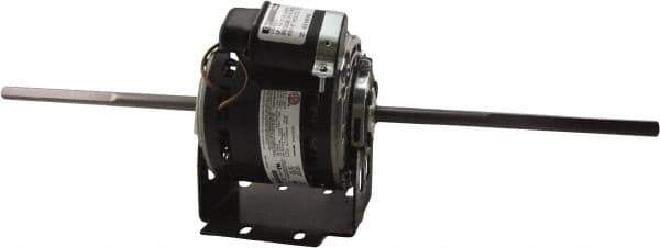 US Motors - 1/3 hp, TENV Enclosure, Auto Thermal Protection, 1,100 RPM, 230 Volt, 60 Hz, Industrial Electric AC/DC Motor - Size 48 Frame, Hub/Stud Mount, 3 Speed, Sleeve Bearings, 2.3 Full Load Amps, A Class Insulation, CCW Lead End - Exact Tool & Supply