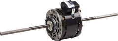 US Motors - 1/2 hp, TEAO Enclosure, 1,100 RPM, 208/230 Volt, 60 Hz, Industrial Electric AC/DC Motor - 3 Speed, SAB/Sleeve Bearings, B Class Insulation, CCW Lead End - Exact Tool & Supply