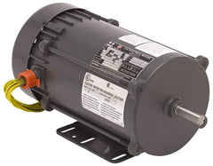US Motors - 1/2 hp, Auto Thermal Protection, 3,450 RPM, 115/208-230 Volt, Single Phase Motor - Size 56 Frame, C-Face with Base & C-Face without Base Mount, Ball Bearings, 8.0/4.0-4.0 Full Load Amps, B Class Insulation - Exact Tool & Supply