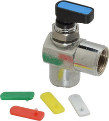 Aignep USA - 3/8" Pipe, Full Port, Brass Standard Ball Valve - Exact Tool & Supply