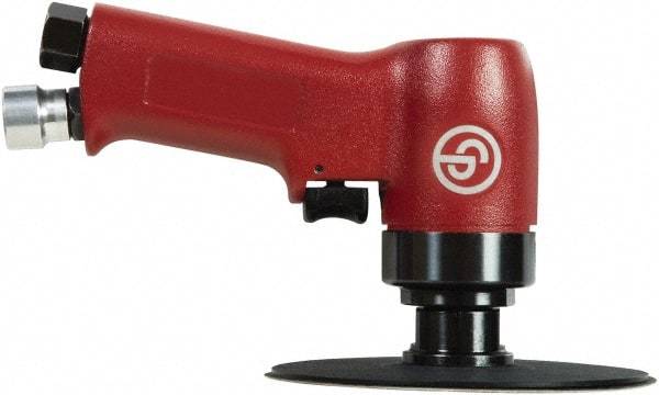 Chicago Pneumatic - 3 to 5" Disc, 12,000 RPM, Pneumatic Handheld Disc Sander - 22 CFM, 1/4" Inlet, 0.5 hp, 90 psi - Exact Tool & Supply