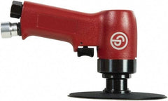 Chicago Pneumatic - 3 to 5" Disc, 12,000 RPM, Pneumatic Handheld Disc Sander - 22 CFM, 1/4" Inlet, 0.5 hp, 90 psi - Exact Tool & Supply