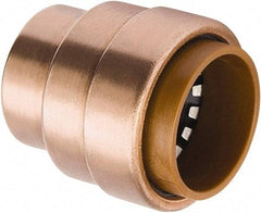 B&K Mueller - 3/4" Outside Diam, Metal Push-to-Connect Tube Cap - 200 Max psi, Tube Connection, Rubber O-Ring - Exact Tool & Supply