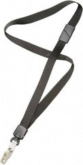 Ability One - Lanyards Material: Nylon Color: Black - Exact Tool & Supply