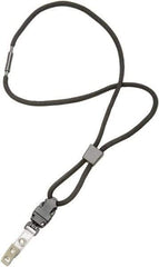 Ability One - Lanyards Material: Polyester Color: Black - Exact Tool & Supply