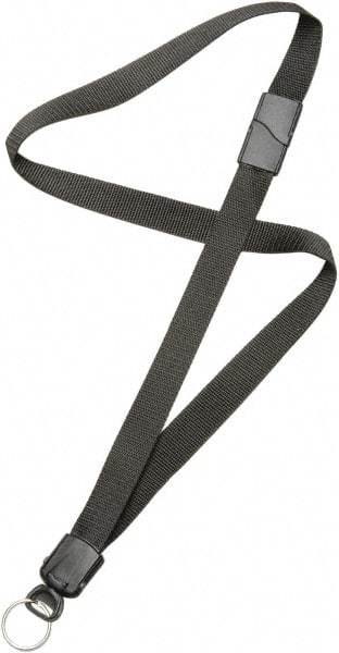 Ability One - Lanyards Material: Nylon Color: Black - Exact Tool & Supply