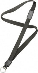 Ability One - Lanyards Material: Nylon Color: Black - Exact Tool & Supply