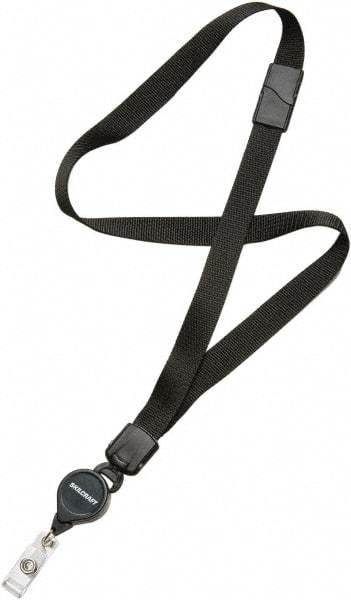 Ability One - Lanyards Material: Nylon Color: Black - Exact Tool & Supply