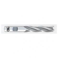 1-1/2 Dia. x 6-1/2 Overall Length 3-Flute Square End HSS-CO SE End Mill-Round Shank-Center Cutting-Uncoated - Exact Tool & Supply