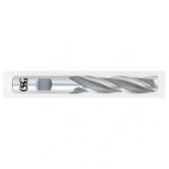 1 Dia. x 6-1/2 Overall Length 3-Flute Square End HSS-CO SE End Mill-Round Shank-Center Cutting-Uncoated - Exact Tool & Supply