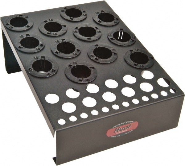 Huot - 17 Inches Width x 7 Inches Height x 17 Inches Depth NC/CNC Collet Storage Rack - Exact Tool & Supply