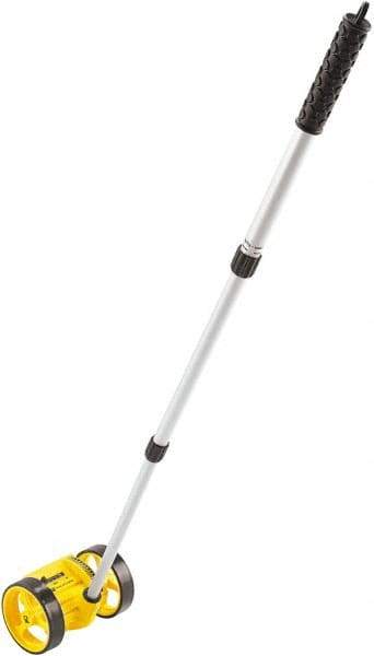 CST/berger - 10,000' Counter Limit, 36-1/2" OAL, Measuring Wheel - 1" Accuracy per 100", Measures in Feet - Exact Tool & Supply